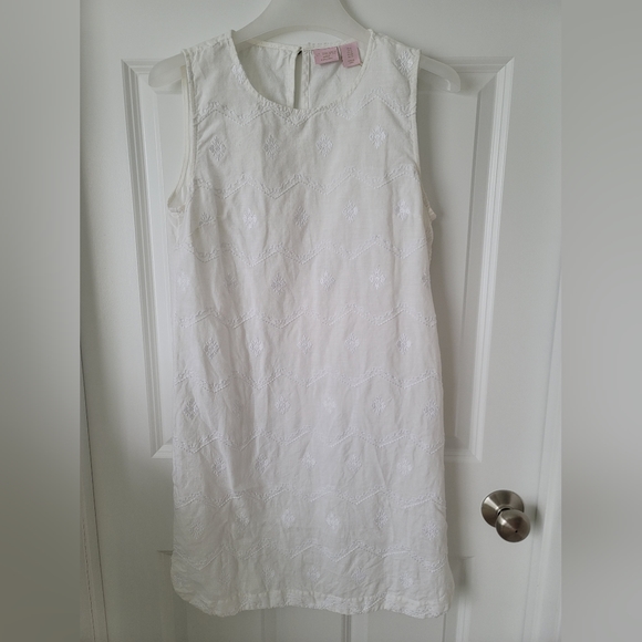 Women Linen Mini Dress - Picture 3 of 6